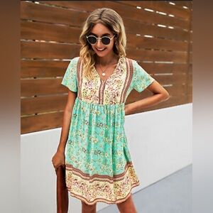 Floral Boho Dress